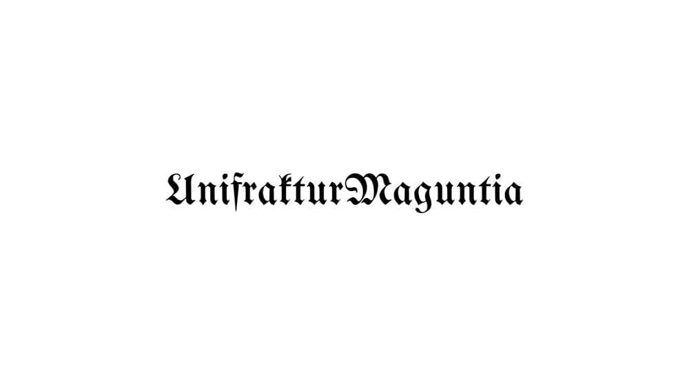 UnifrakturMaguntia — preview 1