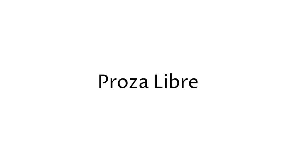 Proza Libre — preview 1