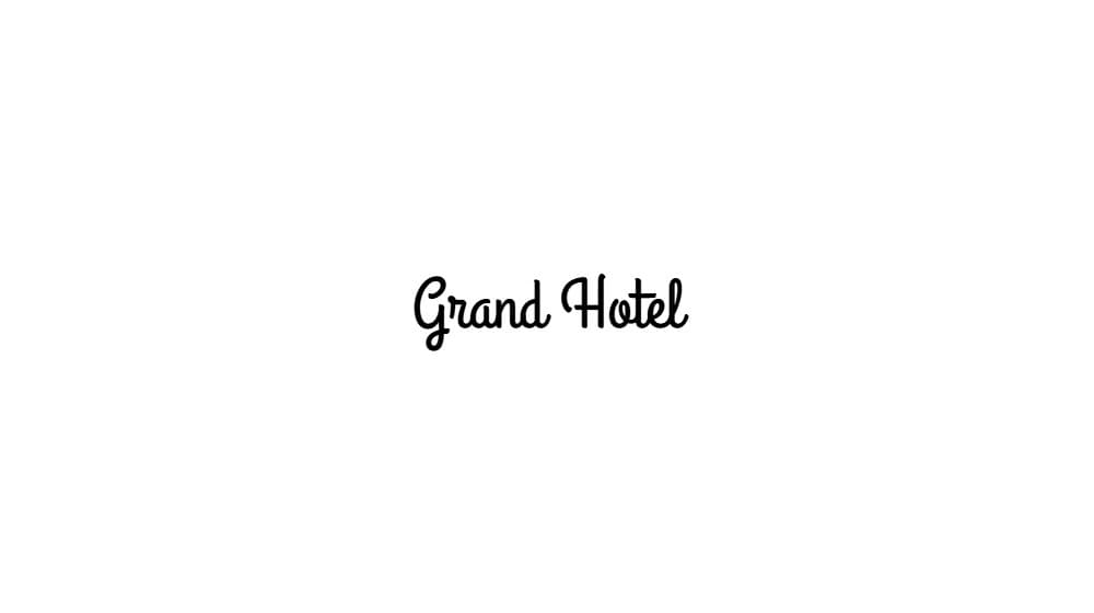 Grand Hotel — preview 1