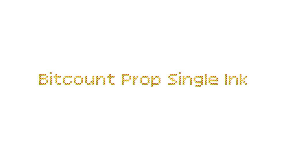 Bitcount Prop Single Ink — preview 1