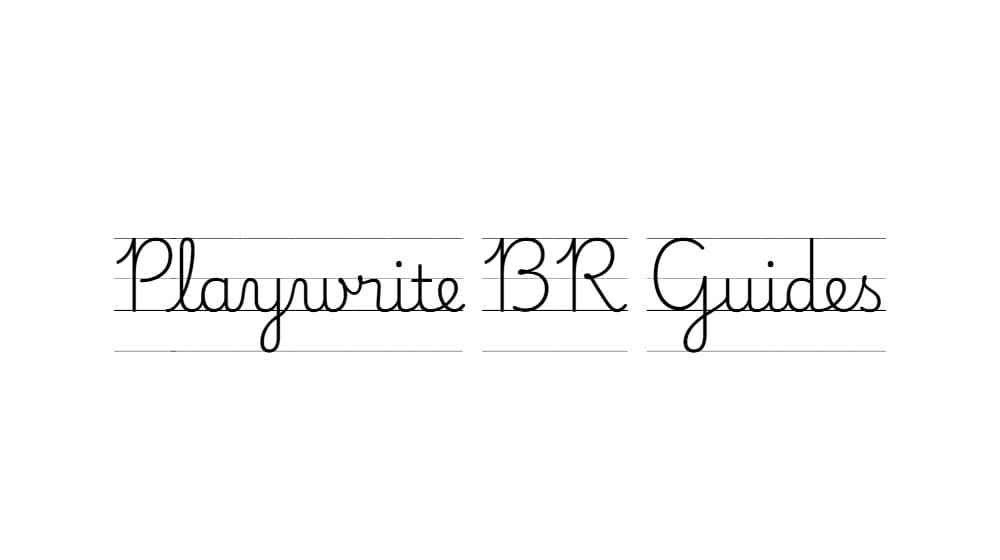 Playwrite BR Guides — preview 1