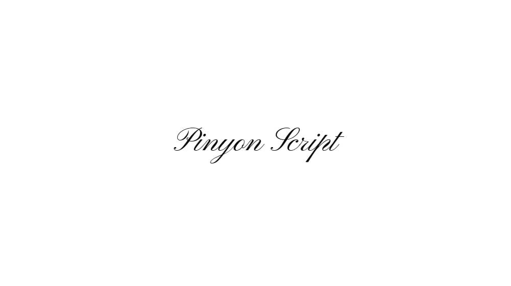 Pinyon Script — preview 1