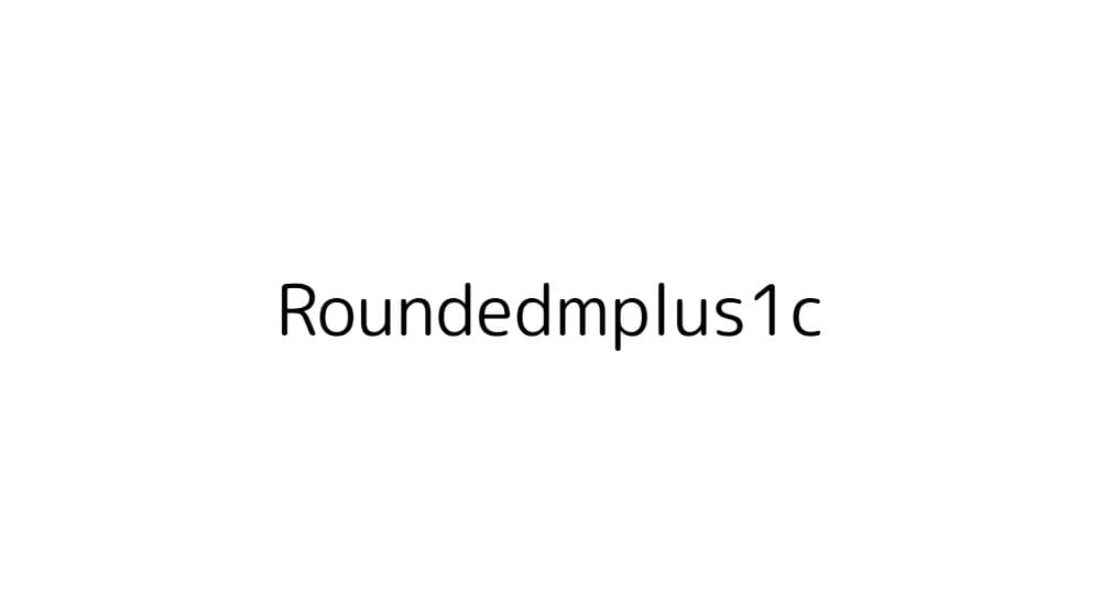Roundedmplus1c — preview 1