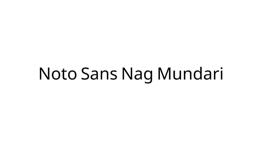 Noto Sans Nag Mundari — preview 1