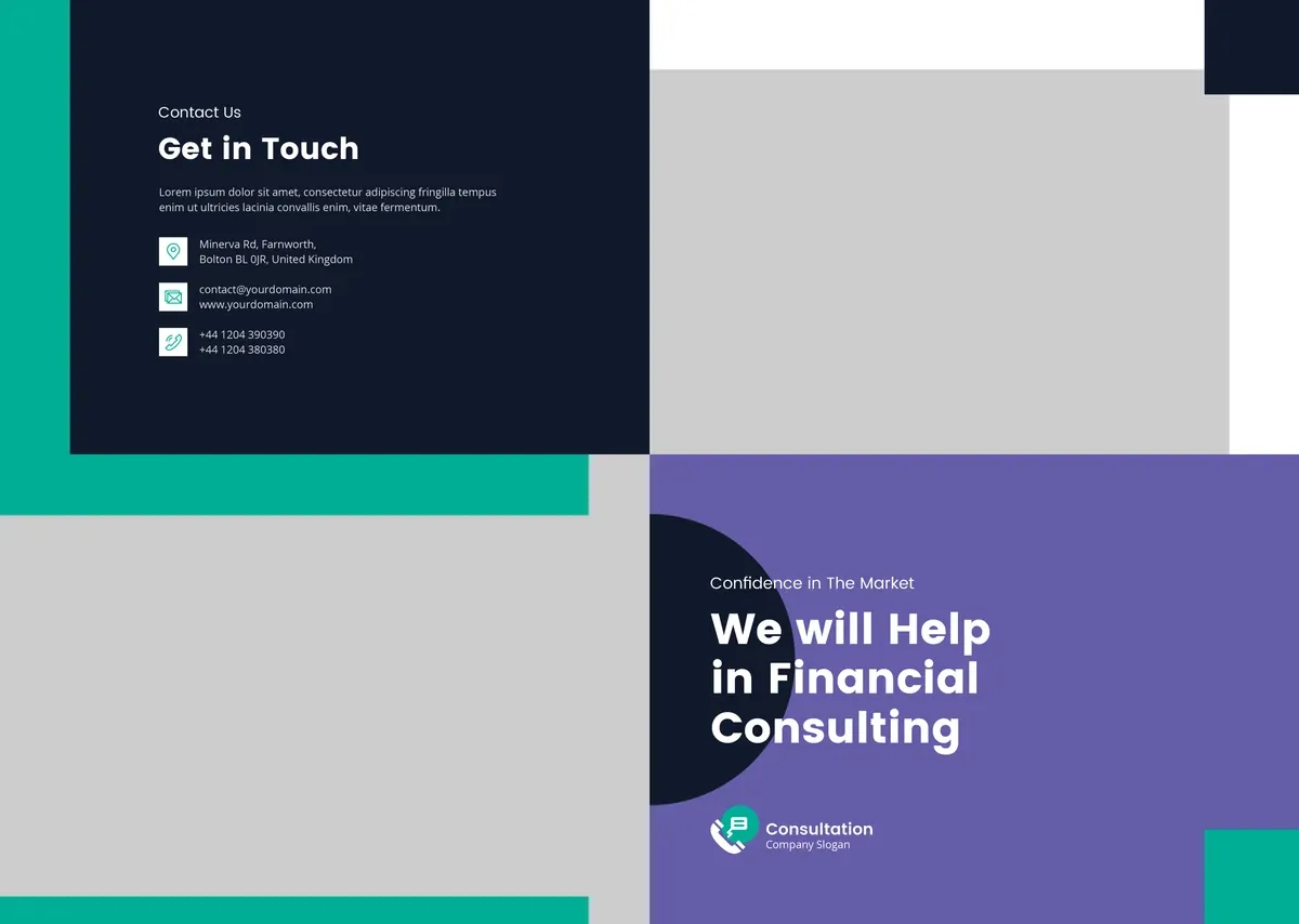 Brochure Consultations Bi Fold — preview 1