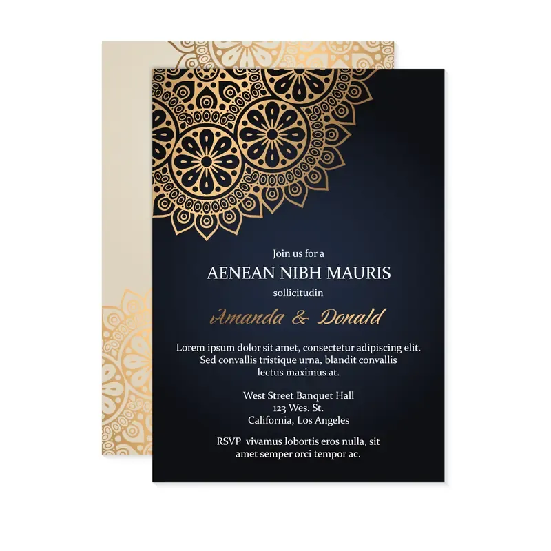 Luxury Wedding Invitation — preview 1