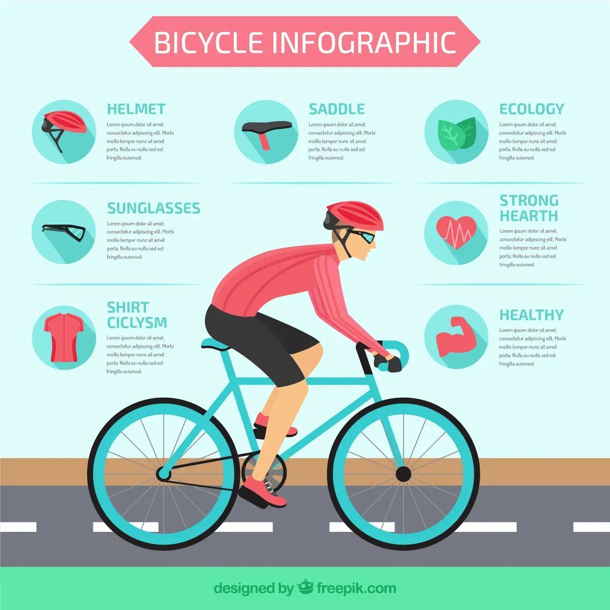 Cycling Infographic — preview 1