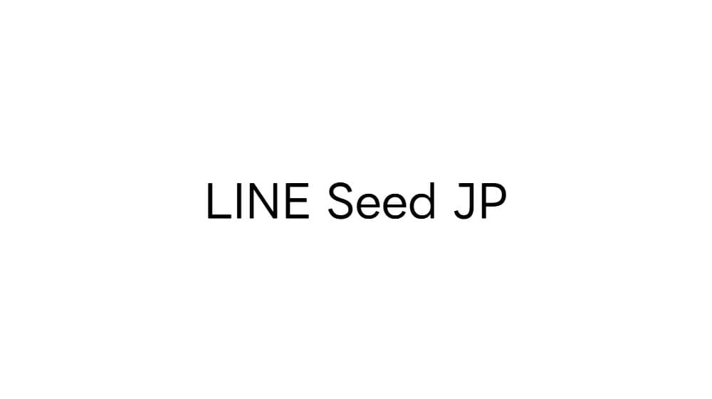 LINE Seed JP — preview 1