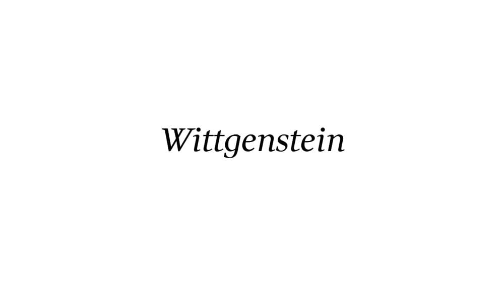 Wittgenstein — preview 1