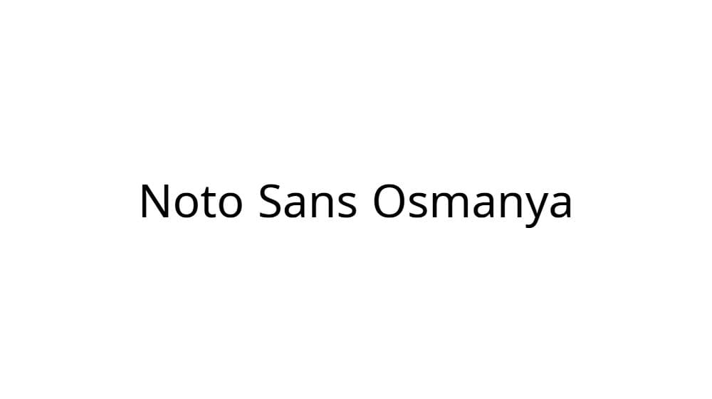 Noto Sans Osmanya — preview 1