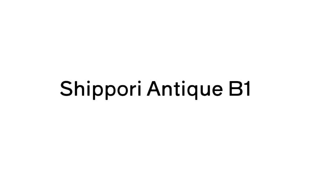 Shippori Antique B1 — preview 1