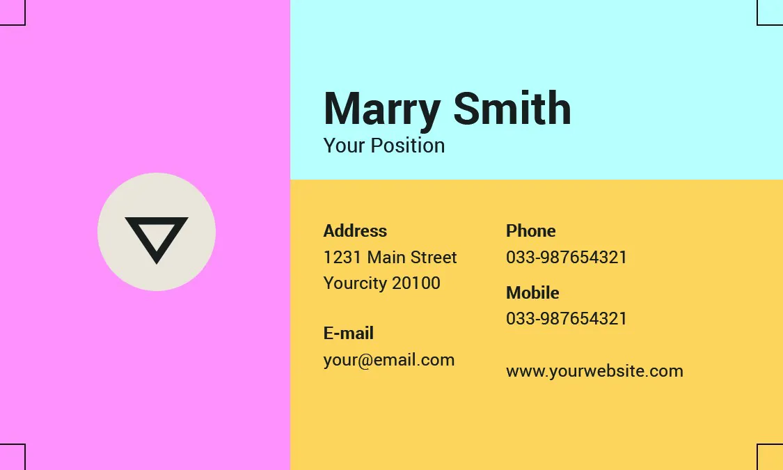 Elegant Gold Foil Business Card Template (Front Presentation) - Style A — preview 1