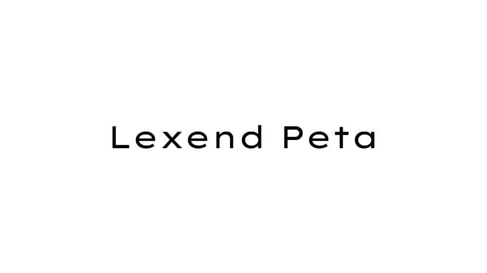 Lexend Peta — preview 1