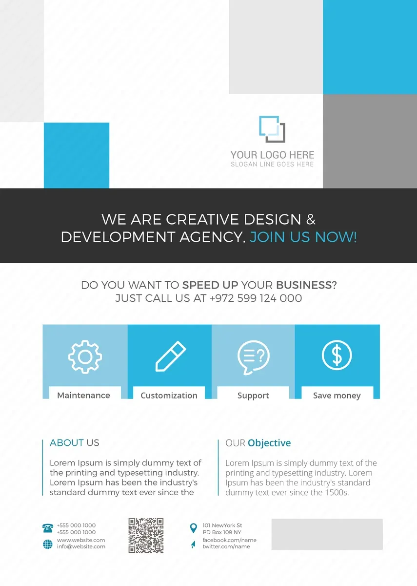 A4 Corporate Flyer 03 — preview 1