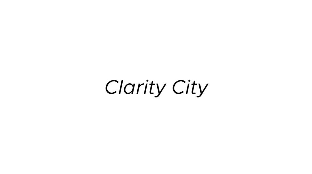 Clarity City — preview 1
