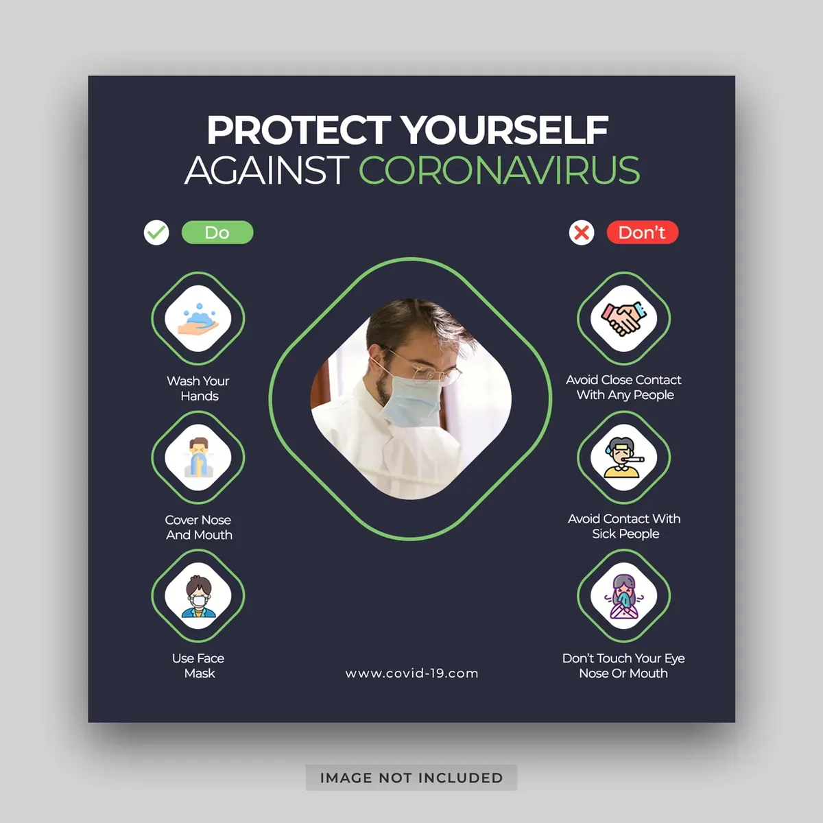 Corona Virus Infographic — preview 1