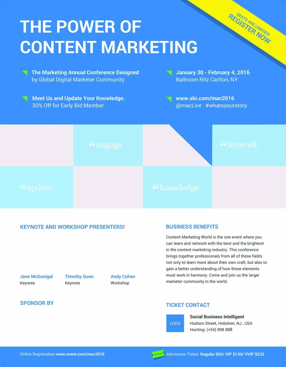 Business Event Poster & Flyer — preview 1