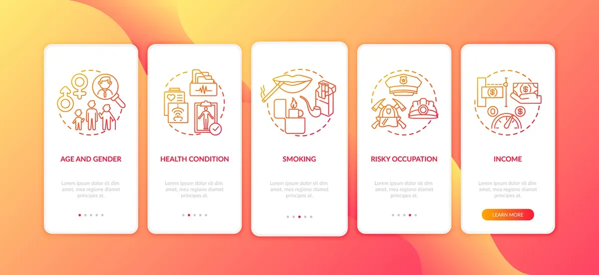 Insurance Cost Infographic — preview 1