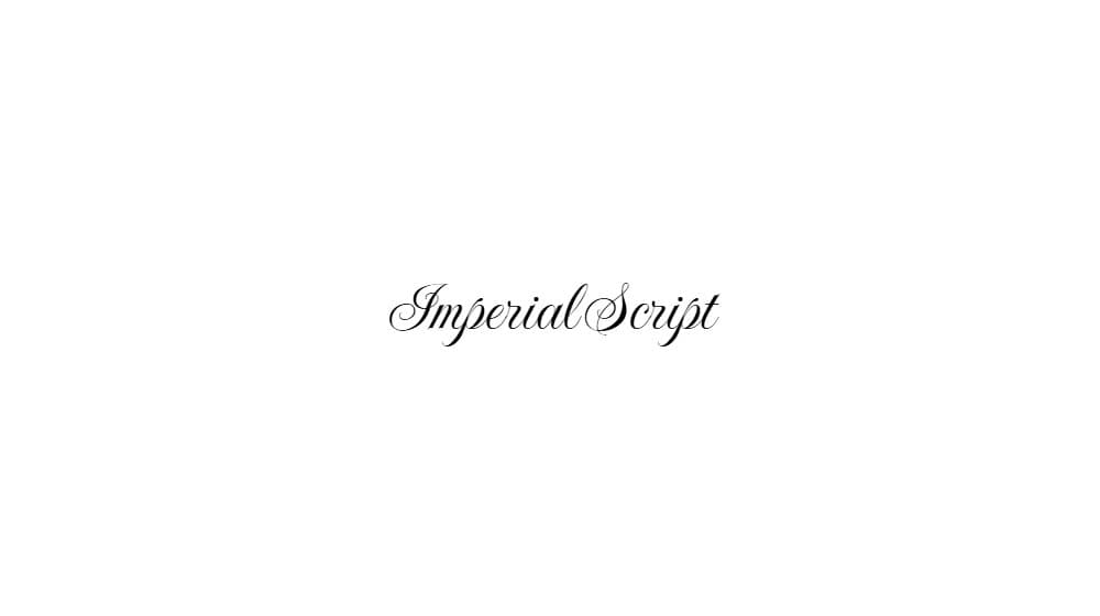 Imperial Script — preview 1