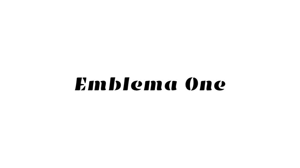 Emblema One — preview 1