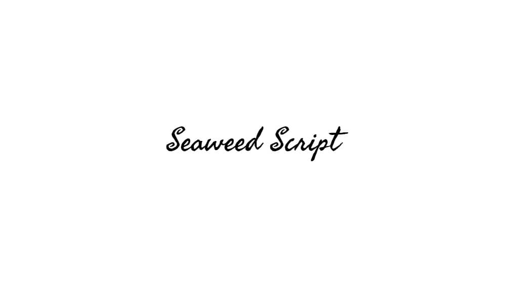 Seaweed Script — preview 1