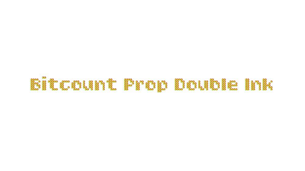 Bitcount Prop Double Ink — preview 1