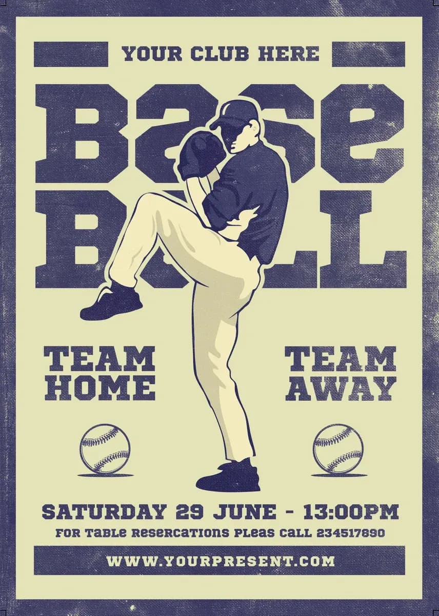 Baseball Flyer — preview 1