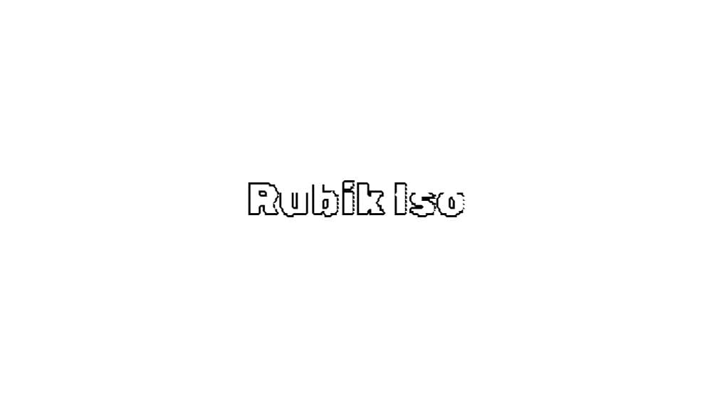 Rubik Iso — preview 1