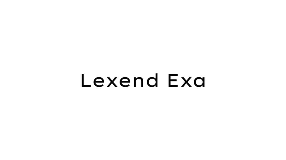 Lexend Exa — preview 1