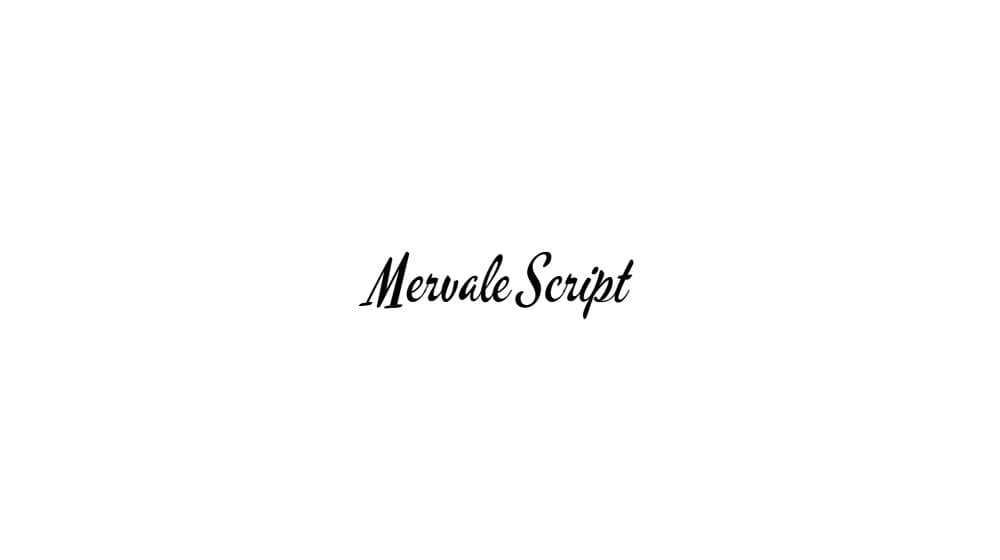 Mervale Script — preview 1