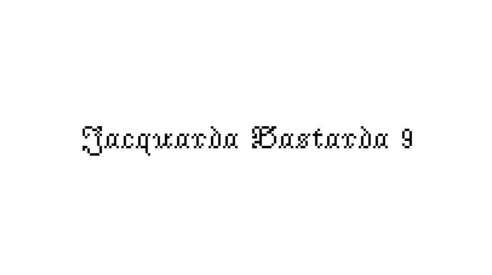 Jacquarda Bastarda 9 — preview 1
