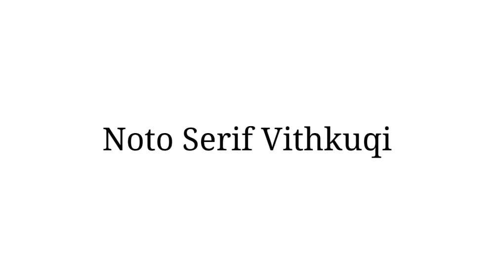 Noto Serif Vithkuqi — preview 1