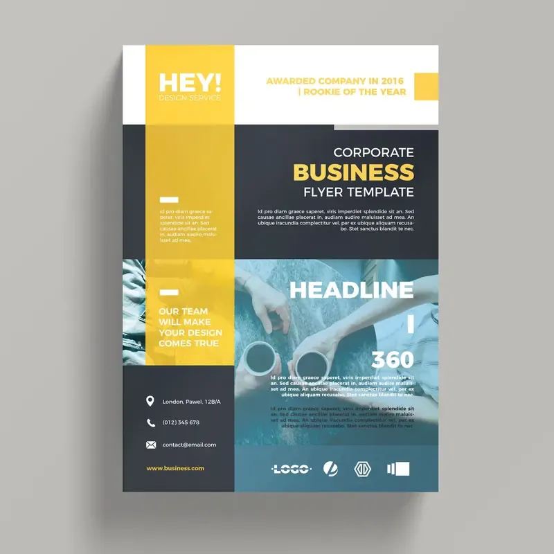 Creative Corporate Business Flyer Template — preview 1