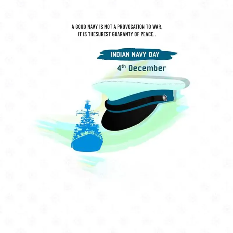 Indian Navy Day Festive Graphics & Social Media Kit — preview 1