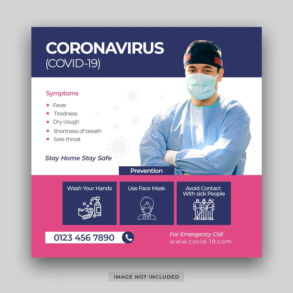 Corona Virus Infographic — preview 1
