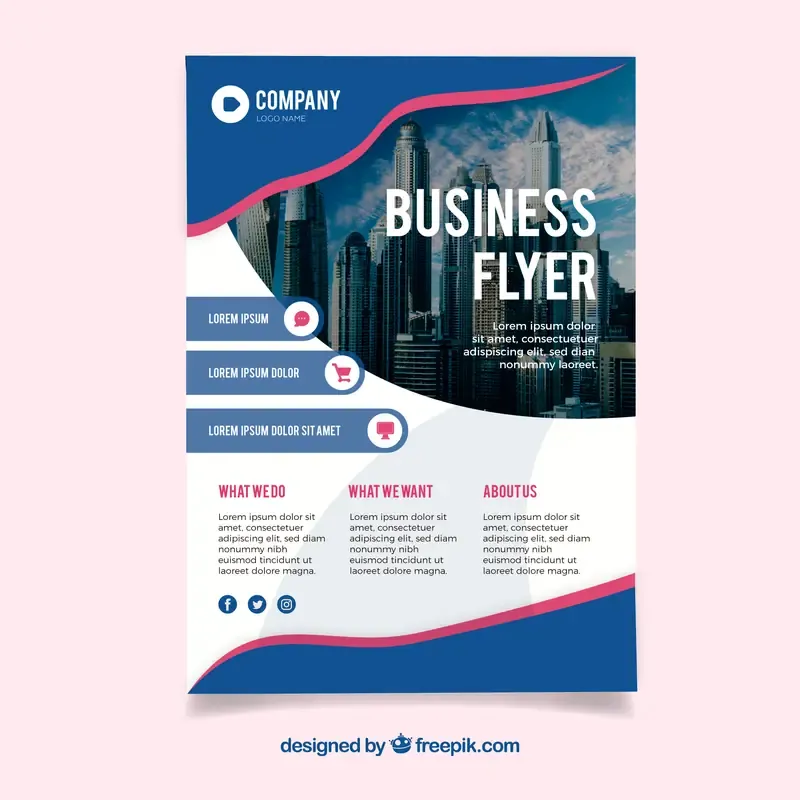 Business Brochure With Abstract Style — preview 1