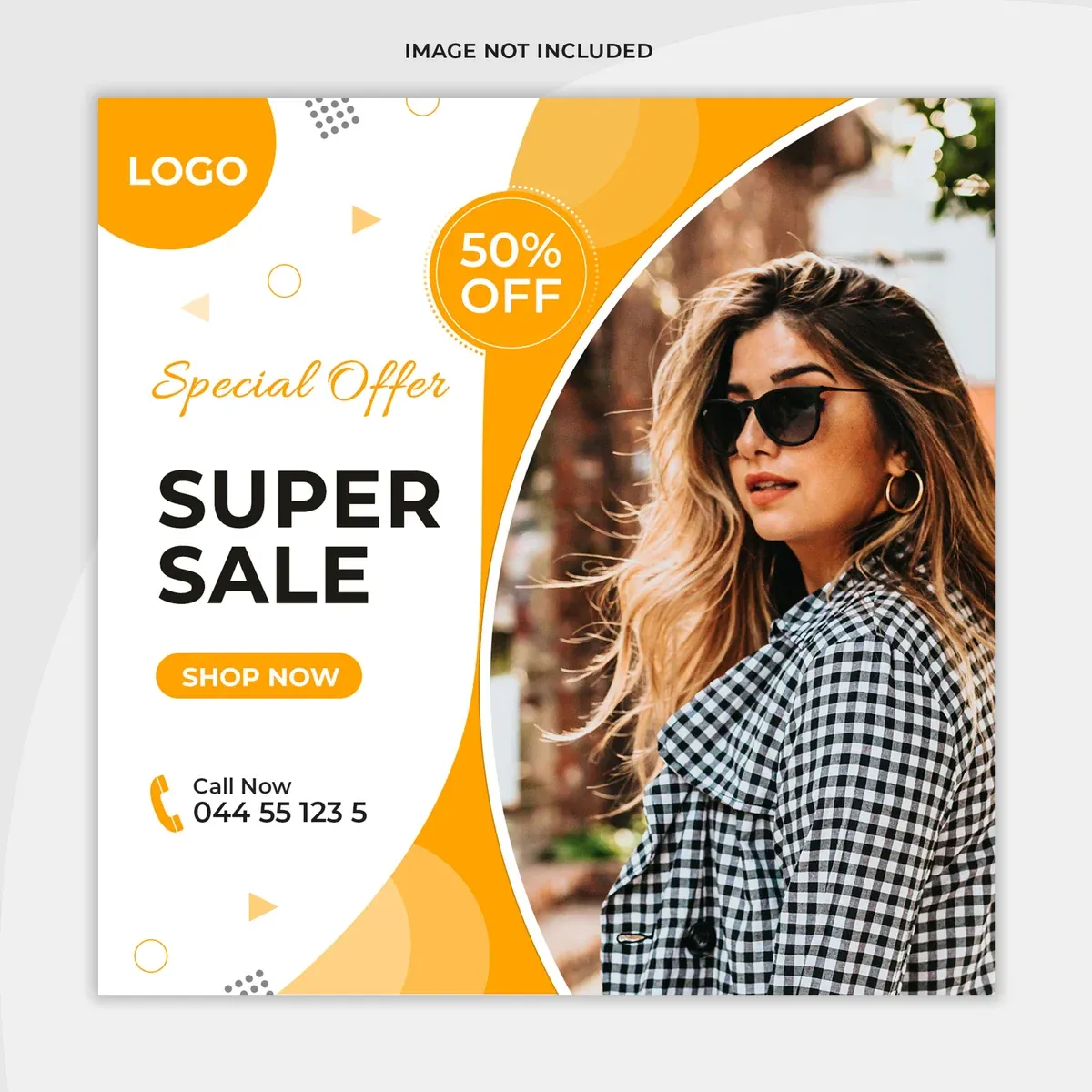 Fashion Sales Social Media Banner Collection Template — preview 1