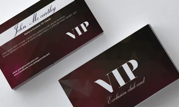Polygon Exclusive VIP Card (red Pink (Front)) — preview 1