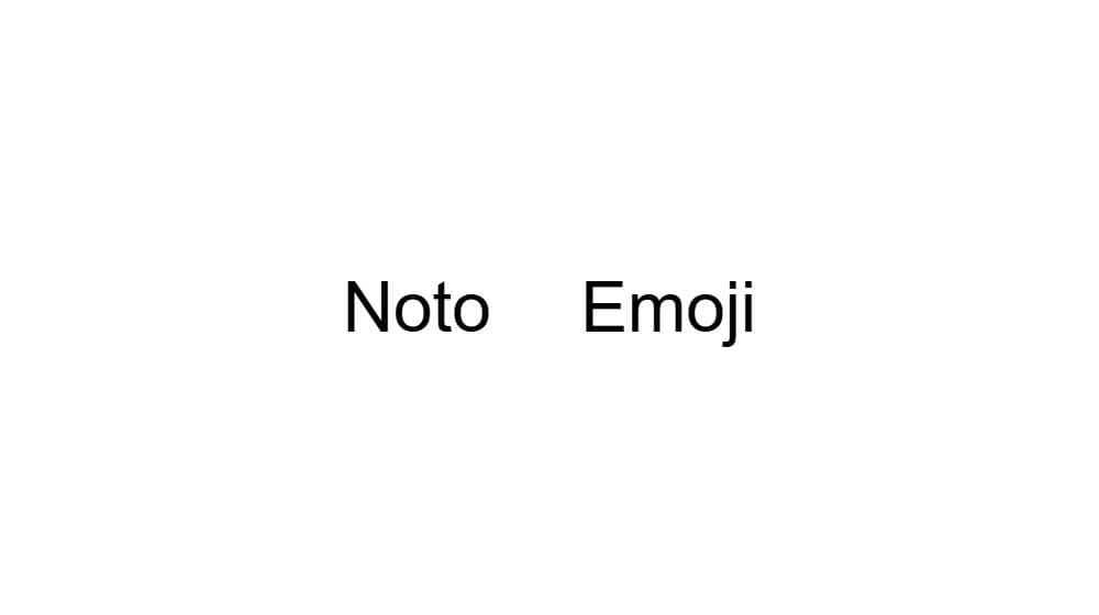 Noto Emoji — preview 1