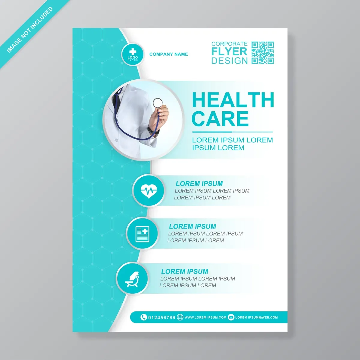 Healthcare Medical Infographic — preview 1