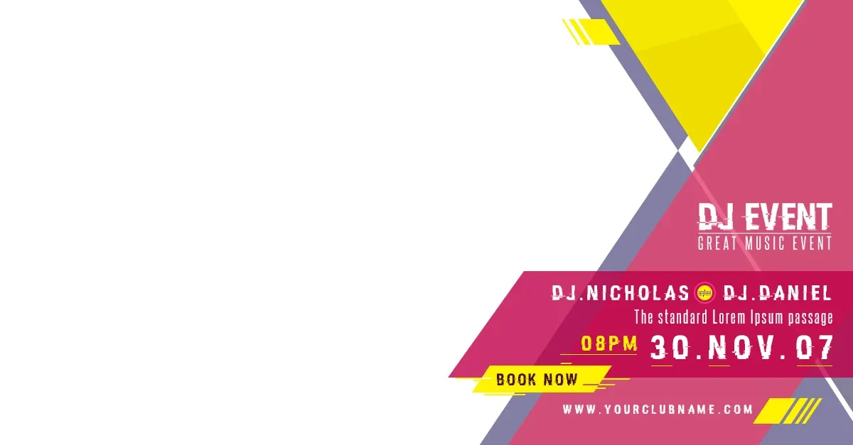 Neon Party Saturday Night DJ Showcase - Style B — preview 1