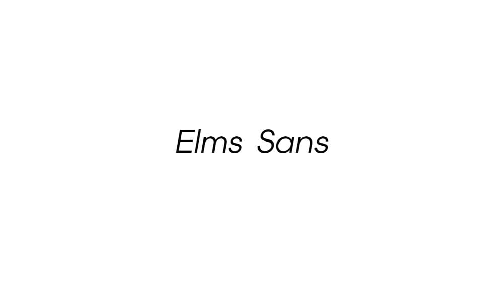 Elms Sans — preview 1