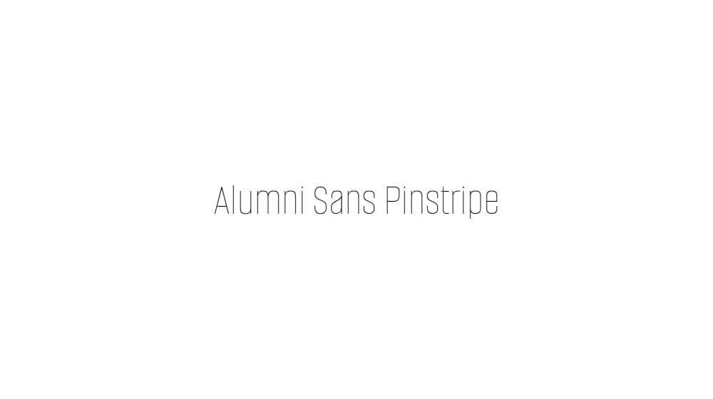 Alumni Sans Pinstripe — preview 1