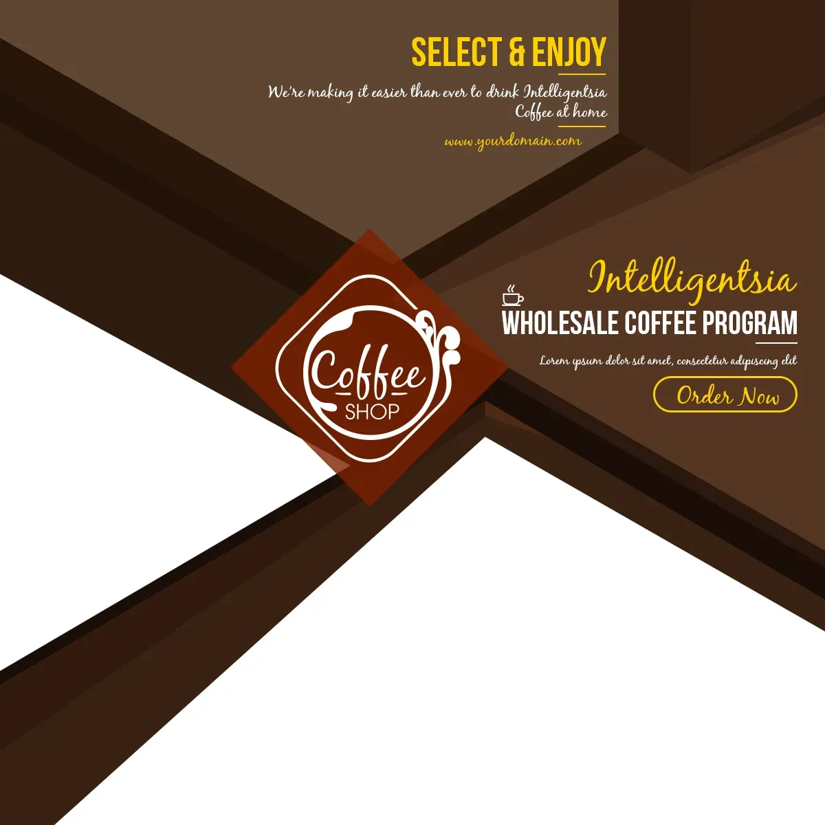 Handcrafted Flat White & Dark Roast Espresso Post — preview 1