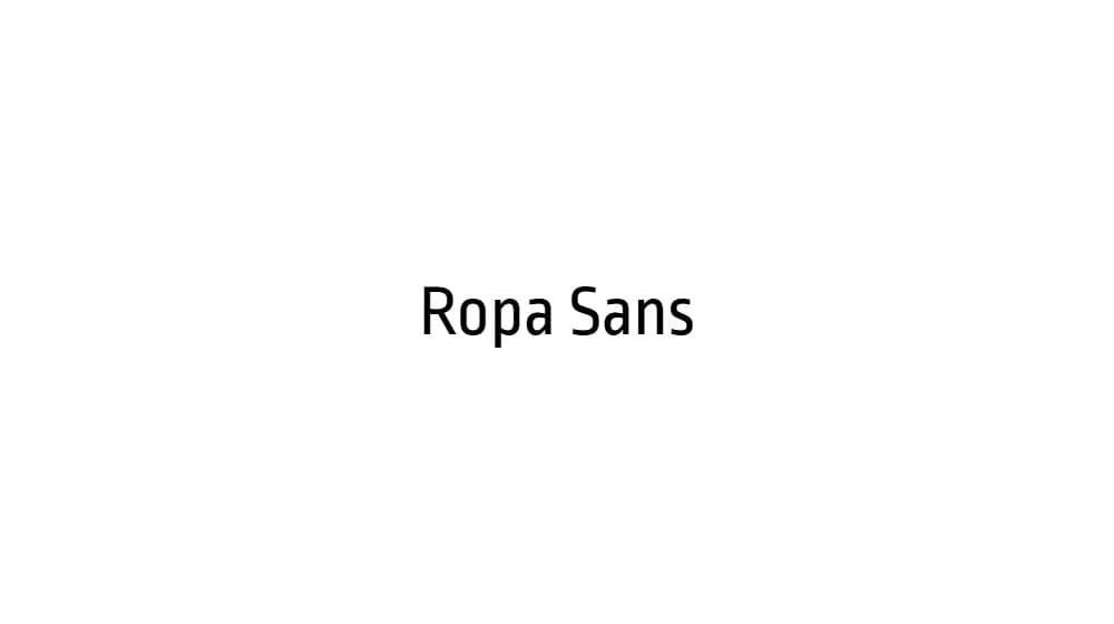 Ropa Sans — preview 1