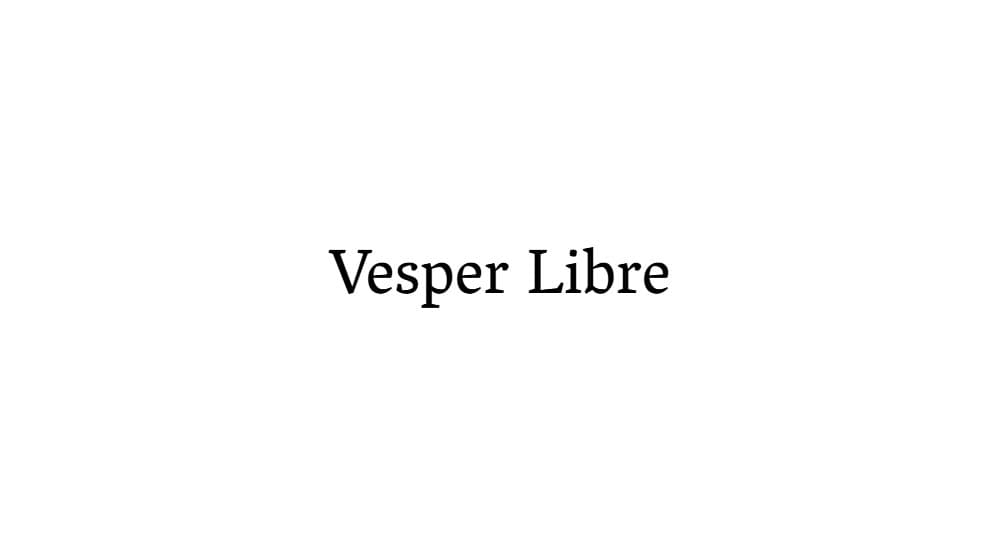 Vesper Libre — preview 1