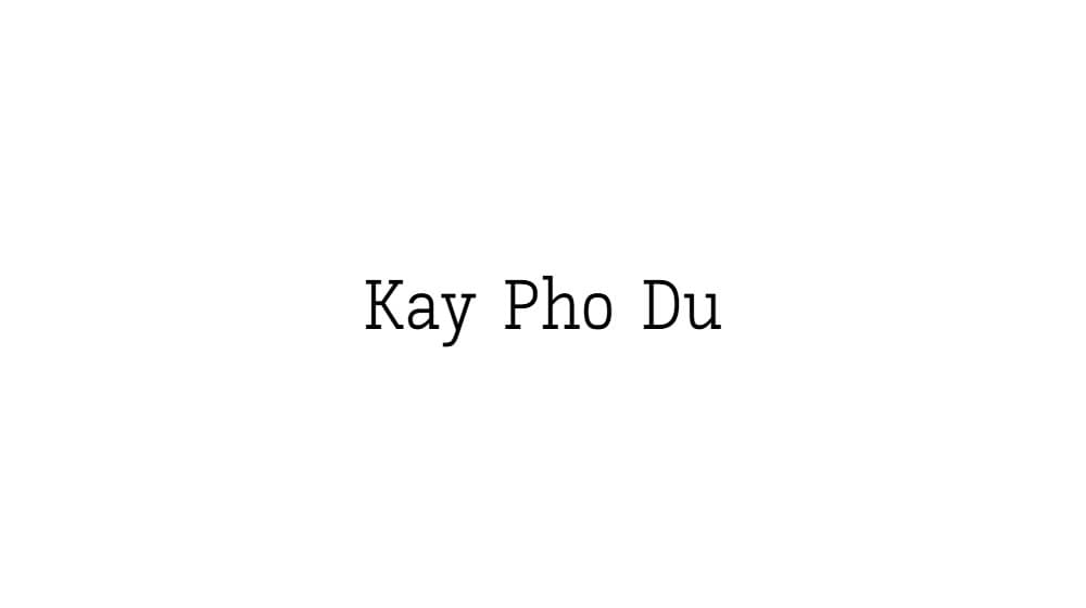 Kay Pho Du — preview 1