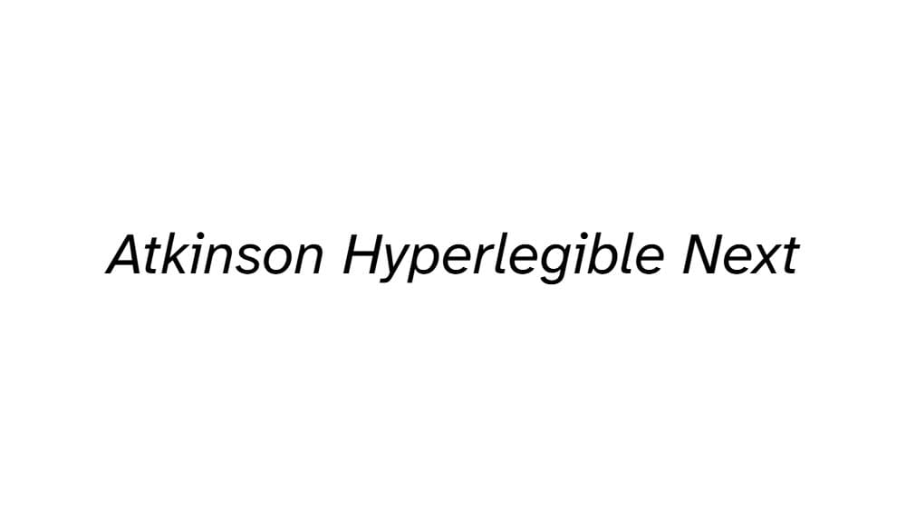 Atkinson Hyperlegible Next — preview 1
