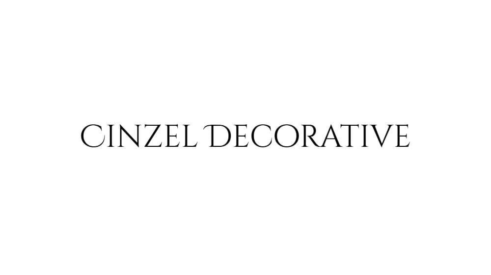 Cinzel Decorative — preview 1