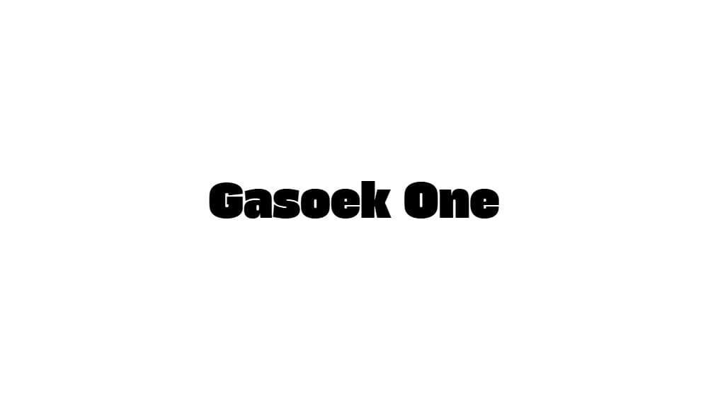 Gasoek One — preview 1